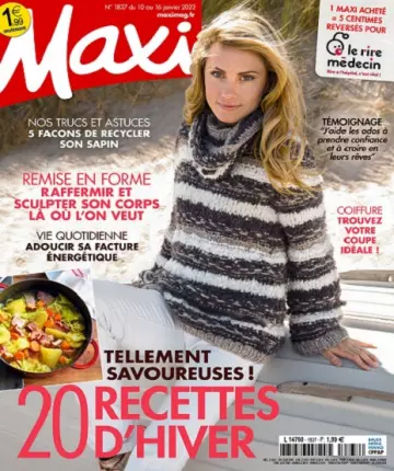 Maxi N°1837 Du 10 au 16 Janvier 2022