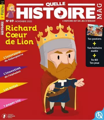 Quelle Histoire Mag N°69 – Novembre 2022