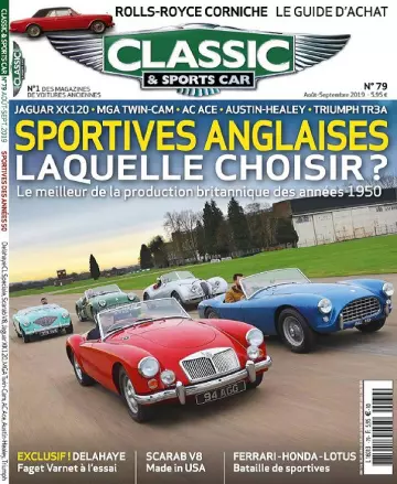 Classic et Sports Car N°79 – Août-Septembre 2019