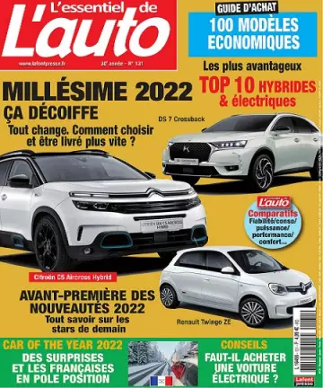 L’Essentiel De L’Auto N°131 – Janvier-Mars 2022