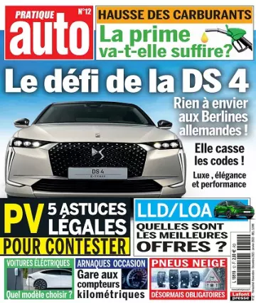 Pratique Auto N°12 – Novembre 2021-Janvier 2022