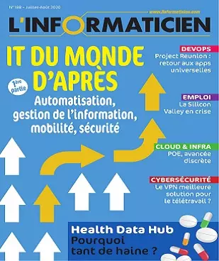 L’Informaticien N°188 – Juillet-Août 2020