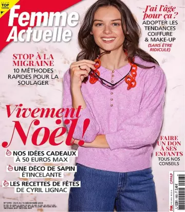 Femme Actuelle N°1993 Du 5 au 11 Décembre 2022