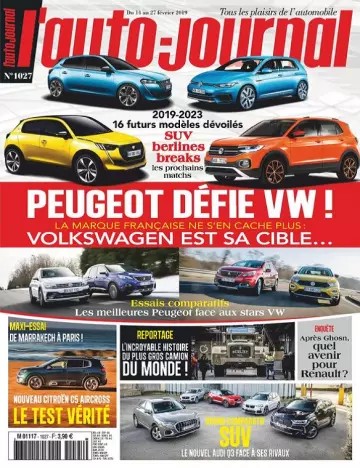 L’Auto-Journal N°1027 Du 14 Février 2019