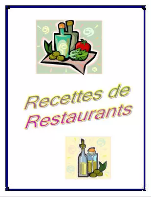 149 RECETTES DE RESTAURANTS RECONNUS