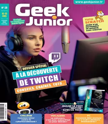 Geek Junior N°28 – Novembre 2022