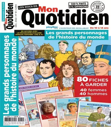 Les Docs De Mon Quotidien N°81 – Décembre 2022