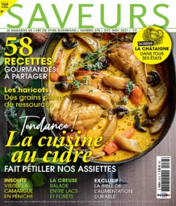 Saveurs N°278 – Octobre-Novembre 2021