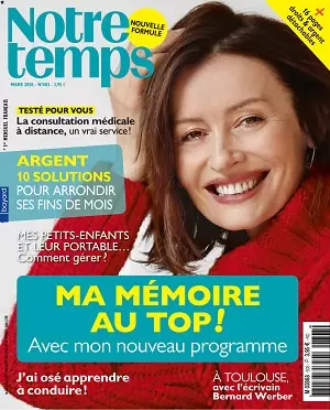 Notre Temps N°603 – Mars 2020