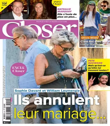 Closer N°911 Du 25 Novembre 2022