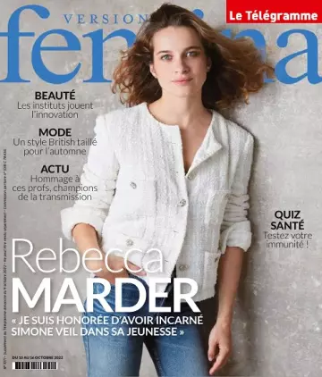 Version Femina N°1071 Du 10 au 16 Octobre 2022