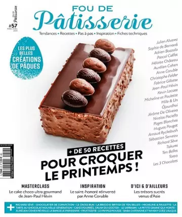 Fou De Pâtisserie N°57 – Mars-Avril 2023