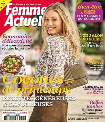 Femme Actuelle N°1910 Du 3 Mai 2021