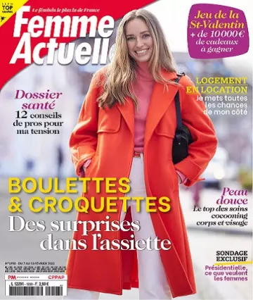 Femme Actuelle N°1950 Du 7 au 13 Février 2022