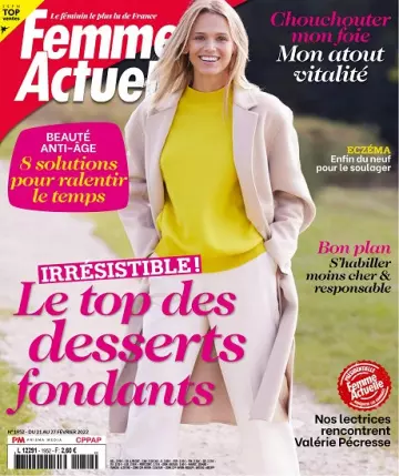 Femme Actuelle N°1952 Du 21 au 27 Février 2022