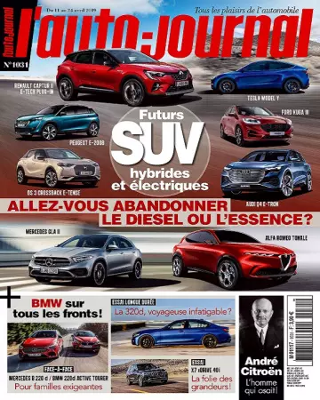 L’Auto-Journal N°1031 Du 11 au 24 Avril 2019