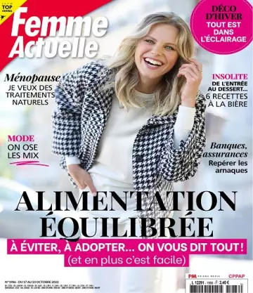 Femme Actuelle N°1986 Du 17 au 23 Octobre 2022