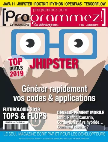 Programmez N°225 – Janvier 2019