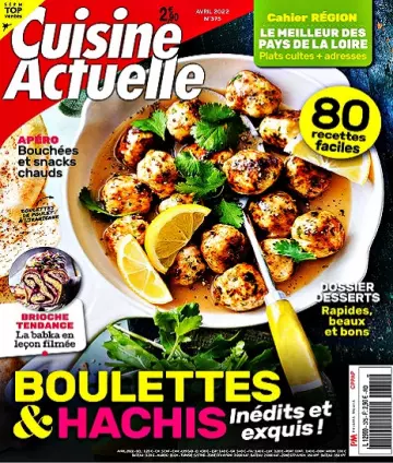 Cuisine Actuelle N°375 – Avril 2022