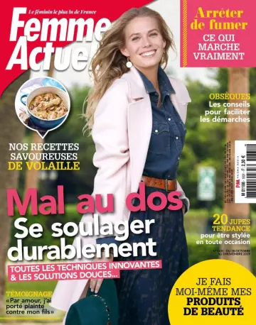 Femme Actuelle N°1831 - 28 Octobre au 3 Novembre 2019