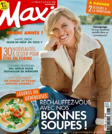 Maxi N°1836 Du 3 au 9 Janvier 2022