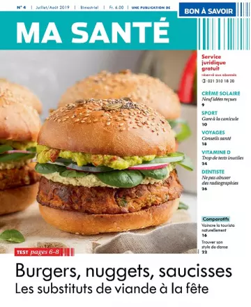 Bon à Savoir Ma Santé N°4 – Juillet-Août 2019