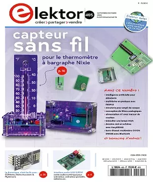 Elektor N°485 – Septembre-Octobre 2020