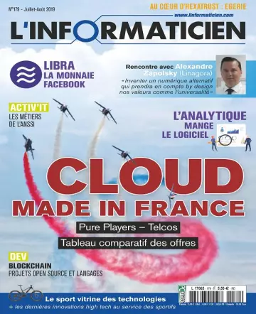 L’Informaticien N°179 – Juillet-Août 2019