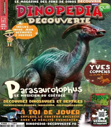 Dinopédia Découverte N°8 – Juillet 2022