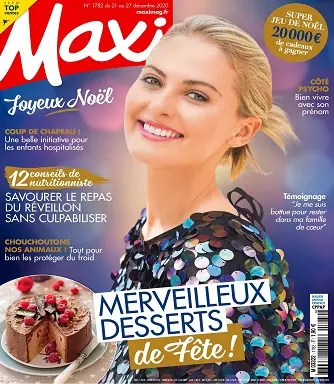 Maxi N°1782 Du 21 au 27 Décembre 2020