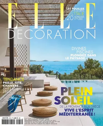 Elle Décoration N°273 – Juillet-Août 2019