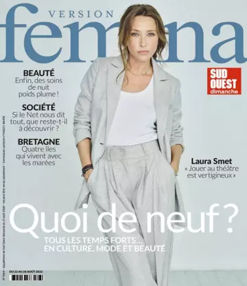 Version Femina N°1064 Du 22 au 28 Août 2022