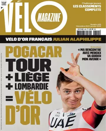 Vélo Magazine N°602 – Décembre 2021-Janvier 2022