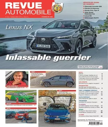 Revue Automobile N°40 Du 7 au 13 Octobre 2021