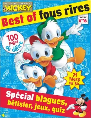 Le Journal de Mickey - Best Of - N°16 2019