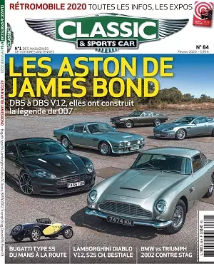 Classic et Sports Car N°84 – Février 2020