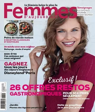 Femmes D’Aujourd’hui N°40 Du 1er Octobre 2020