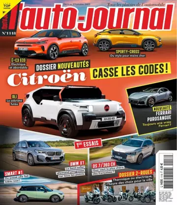 L’Auto-Journal N°1118 Du 6 au 19 Octobre 2022