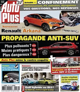 Auto Plus N°1679 Du 6 au 12 Novembre 2020