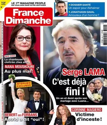 France Dimanche N°3969 Du 23 au 29 Septembre 2022