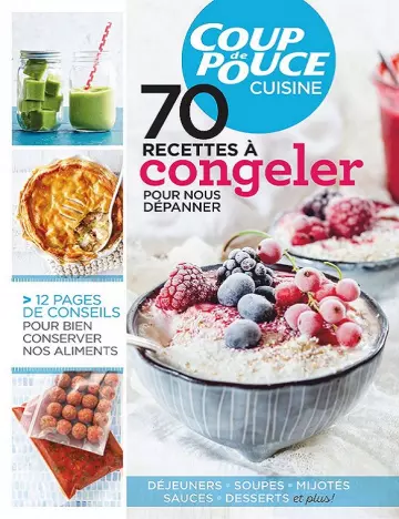 Coup De Pouce Hors Série Cuisine – 70 Recettes à Congeler 2019