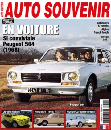 Auto Souvenir N°20 – Avril-Juin 2022