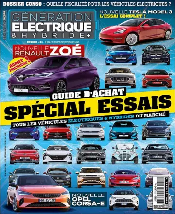 Génération Électrique et Hybride N°1 – Juillet-Septembre 2019