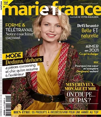 Marie France N°299 – Février 2021