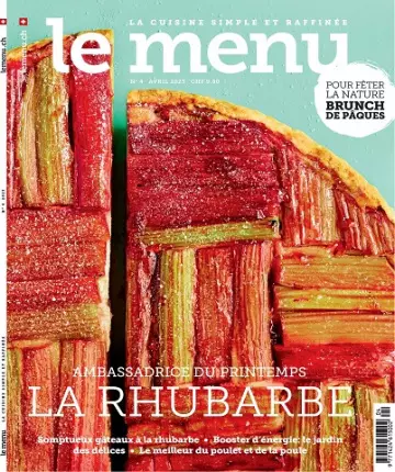 Le Menu N°4 – Avril 2023