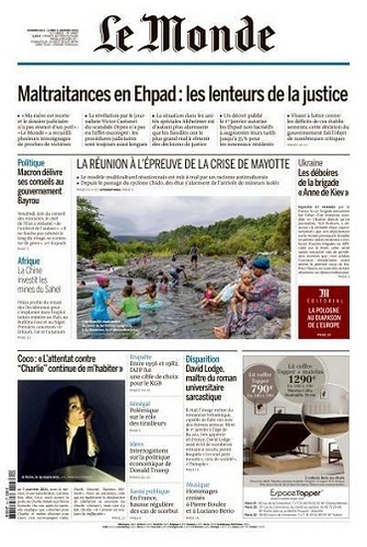 Le Monde du 05 Janvier 2025