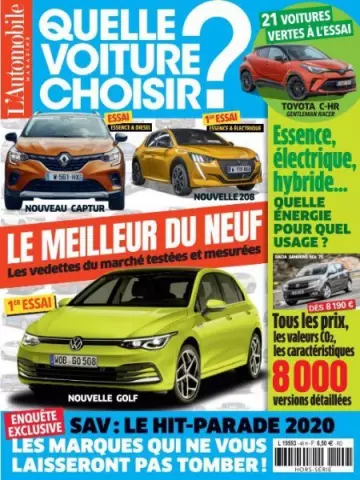 L’Automobile Hors-Série Quelle Voiture N°49 - Octobre-Décembre 2019