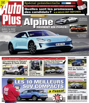 Auto Plus N°1753 Du 8 Avril 2022