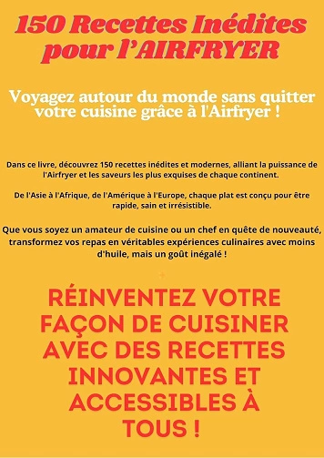 150 Recettes avec L'Airfryer