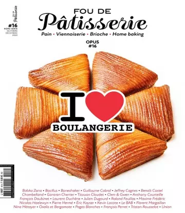 Fou De Pâtisserie Hors Série N°16 – Octobre-Décembre 2022